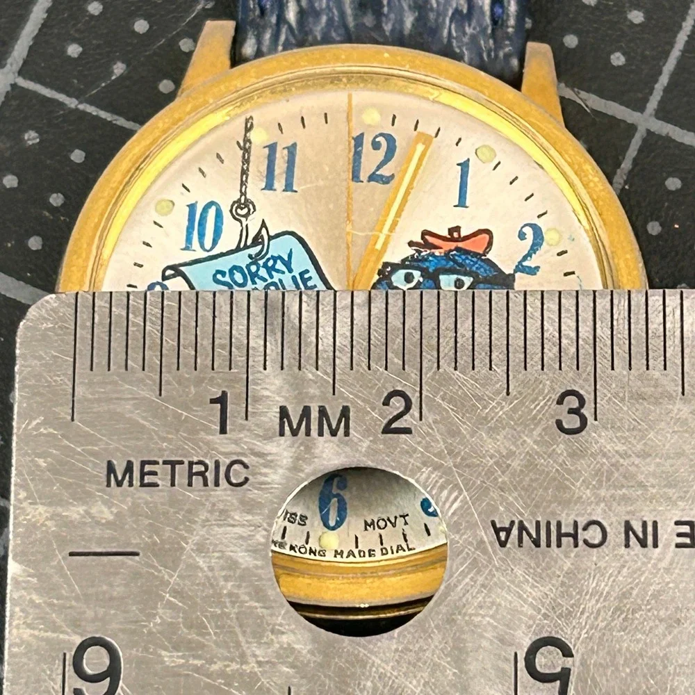 Vintage 1971 Star-Kist Charlie the‎ Tuna Watch Swiss Mechanical Movt Working